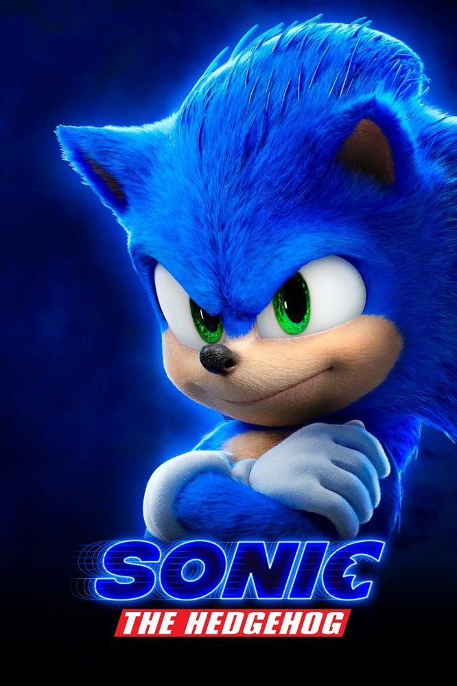 Poster película Sonic.